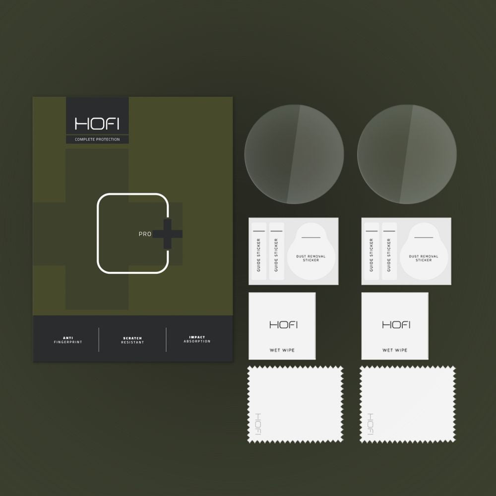 Protective Foil HOFI PRO+ for Huawei Watch GT 4 41mm, Set of 2 pieces, Glass Protected